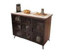 ADERFETBI Aparador Gabinete De Almacenamiento For El Hogar, Moderno Y Sencillo, Mesa De Corte De Verduras Multifuncional For Cocina, Mesa De Operación, Gabinete De Almacenamiento Aparadores(B)