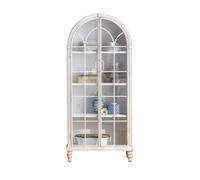 ADERFETBI Aparador Gabinete De Entrada De Almacenamiento con Arco De Blanco Simple, Gabinete Lateral De Comedor For El Hogar, Gabinete De Almacenamiento De Cocina Aparadores(M:79CMX35.5CMX173.5CM)