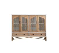 ADERFETBI Aparador Gabinete De Entrada Retro, Gabinete De Entrada Arqueado For Sala De Estudio, Gabinete De Vino De Hotel, Gabinete De Almacenamiento Multicapa Aparadores(A,S:150CMX40CMX110CM)