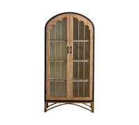 ADERFETBI Aparador Gabinete De Entrada Retro, Gabinete De Entrada Arqueado For Sala De Estudio, Gabinete De Vino De Hotel, Gabinete De Almacenamiento Multicapa Aparadores(B,M:80CMX40CMX161CM)