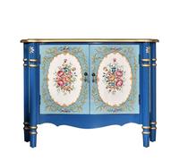 ADERFETBI Aparador Gabinete de Porche campestre Retro, Tablero de gabinete de Zapatos, Sala de Estar de Madera, Almacenamiento Hecho a Mano, sofá, gabinete Lateral, aparador Pintado Aparadores