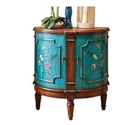 ADERFETBI Aparador Gabinete de Porche Retro for el hogar, Tablero de Entrada de vestíbulo Pintado, gabinete de Almacenamiento de decoración Lateral de Comedor de Madera Aparadores