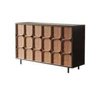 ADERFETBI Aparador Gabinete de Porche Retro, gabinete de Almacenamiento de Madera Maciza for Pared de Dormitorio y Sala de Estar Aparadores(140cm)