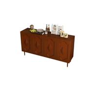 ADERFETBI Aparador Mesa de Entrada de Madera 160 cm, Mueble Decorativo de Almacenamiento Vintage para Salón, Apto para Cocina, Comedor, Salón etc Aparadores