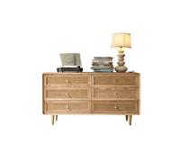 ADERFETBI Aparador Mueble de Almacenamiento de vajilla de Cocina con Seis cajones for el hogar, aparador de Restaurante, Estante for la Sala de Estar, Vitrina for vinos Aparadores