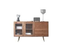 ADERFETBI Aparador Mueble de Almacenamiento Multifuncional de Madera Maciza Simple con decoración de té for Sala de Estar Aparadores