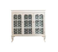 ADERFETBI Aparador Mueble De Entrada con Estampado Retro For El Hogar, Aparador Simple De Vidrio Antiguo, Gabinete De Almacenamiento For Cama Y Desayuno Aparadores(M:110CMX40.5CMX101.5CM)