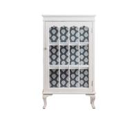 ADERFETBI Aparador Mueble De Entrada con Estampado Retro For El Hogar, Aparador Simple De Vidrio Antiguo, Gabinete De Almacenamiento For Cama Y Desayuno Aparadores(S:66.5CMX40.5CMX114.5CM)