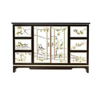 ADERFETBI Aparador Tablero de Estilo Chino, gabinete de Madera for Porche, luz de Lujo, vestíbulo, Sala de Estar, Zapatero, aparador de Comedor Aparadores(M:140X35X85CM)