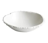 ADERFETBI Platos Cuenco de cerámica blanca for sopa, fideos, vajilla for hotel, restaurante, ensalada y postres. Vajilla(10inch)