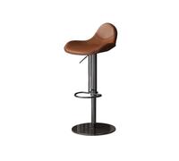 ADERFETBI Taburetes Altos de Cocina Silla de Bar de Lujo Ligera y Moderna, Silla Alta giratoria con elevación for el hogar, Taburete de Bar, Silla de Isla de Acero Inoxidable Banquetas Bar(A)