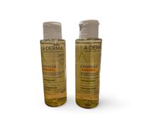Aderma Exomega Aceite Ducha 100 Ml + 100 Ml [Formato de Viaje] [Aceite de ducha emoliente anti-irritación ]