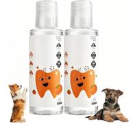 Aderpmin PawBright Dental Plus, Odorless & Flavorless Formula to Fight Tartar, Pure Natural Plant Formula, Oral Care, Promote Healthy Gums & Freshen Breath, Easy Daily Use for All Pet 200ml (2*Cat)