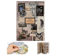 ADERTOS 175 PCS Pegatinas Scrapbooking Vintage, Pegatinas Bullet Journal, Stickers Scrapbooking Viaje, Pegatina para Album Recortes, Calendario Cuaderno, Diario, Bricolaje, Libro de Fotos