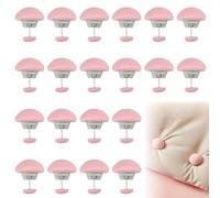ADERTOS 20 PCS Clips de Fijación para Edredón Clips de Funda Nórdica Soportes de Edredón Clip Redondo de Seta con Botón Clip para Edredón Antideslizante para Fijar Edredones Sábanas Fundas (Rosa)