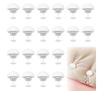 ADERTOS 20 PCS Clips de Fijación para Edredón Clips de Funda Nórdica Soportes de Edredón Clip Redondo de Seta con Botón Clip para Edredón Antideslizante para Fijar Edredones Sábanas Fundas (A)