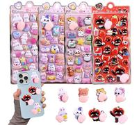 Adesivi 3D per Bambini,4 Fogli Assortiti Tema Sedere Decorativi Autoadesivi | Pegatinas 3D Piccoli A Fumetti, Per Bambini, Ragazzi, Scrapbook, Custodia Telefono, Laptop, Premi Classe, Omaggi Festes