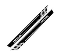 Adesivi Laterali per portiera Auto, 2 pezzi, per Seat Ibiza 6L 6J 6K 6f FR, accessori per Auto, strisce Decorative, adesivi in vinile
