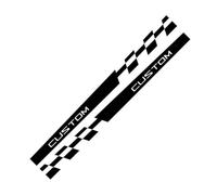 Adesivi per auto da 2 pezzi, per Transit Tourneo Custom Sport MK7 MK8 MK9, strisce lunghe, decalcomanie in vinile, accessori per auto