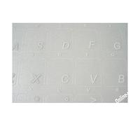 AdesiviTastiera.it - Pegatinas letras teclado italiano fondo transparente letras blancas.