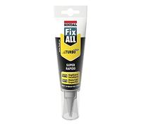 adesivo sigillante 'fix all turbo' soudal 125 ml - bianco