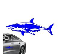 Adesivo Squalo - Adesivi Di Creature Marine, Adesivi Per Il Corpo Modificati Con Decorazione Animale Del Fumetto Impermeabile Per Il Finestrino Della Portiera 'auto