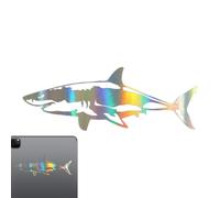 Adesivo Squalo - Adesivi Di Creature Marine, Adesivi Per Il Corpo Modificati Con Decorazione Animale Del Fumetto Impermeabile Per Il Finestrino Della Portiera 'auto