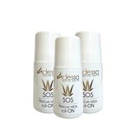 Adessa SOS Roll-On - Bálsamo refrescante para músculos y articulaciones, juego de 3, 50 ml por pieza