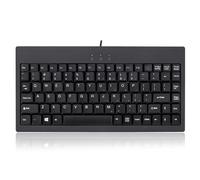 Adesso AKB-110B, USB+PS/2, QWERTY, 1.8 m, 298 x 26.9 x 151 mm, IBM, Pentium II, 0 - 50 °C (teclado QWERTY)