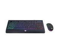 Adesso AKB-137CB - Teclado y ratón para juegos iluminados