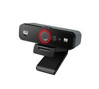 Adesso CyberTrack F1 1080P HD Cámara web USB Windows Hello de enfoque fijo, cámara para PC de escritorio, micrófono dual integrado, obturador de privacidad, modo de audio/video, interruptor de