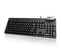 Adesso EasyTouch 630SB-TAA - Teclado Lector de Tarjetas Inteligentes con Teclas de impresión Grandes, Fabricado en Taiwán, (Cumple con la TAA)