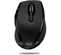 Adesso iMouse M20B - Ratón (mano derecha, Óptico, RF inalámbrico, 800 DPI, Negro)