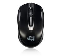 Adesso iMouse S50 - Ratón (Ambidextro, Óptico, RF inalámbrico, 1200 DPI, Negro)