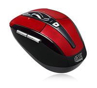 Adesso iMouse S60R - Ratón (mano derecha, Óptico, USB, 1600 DPI, Rojo)