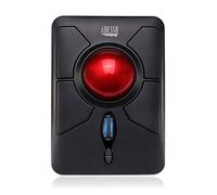 Adesso iMouse T50 - Ratón (Ambidextro, Trackball, RF Wireless, 4800 DPI, Black, Rojo)