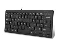 Adesso Slimtouch Mini teclado USB, ahorro de espacio 11.25 de ancho, 78 teclas con un Em