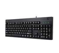 Adesso Teclado de huellas dactilares compatible con TAA con cifrado AES 256, cable USB, tamaño completo, diseño de 104 teclas, compatible con Windows Hello fabricado en Taiwán para educación