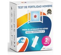 ADESTE Test de Fertilidad Hombre SP-10 | Test Espermatozoides Hombre - Detecta Bajo Recuento de Espermatozoides | Fácil de Usar | Precisión del 98,2 % | Resultado en 5 Minutos | Paquete de 2 tests