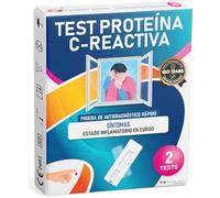 ADESTE TEST PROTEÍNA C REACTIVA - TEST CRP RÁPIDO para la detección de enfermedades infecciosas bacterianas y estados inflamatorios. Paquete de 2 tests