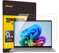 Adeway [2 Piezas Protector de pantalla para Microsoft Surface Laptop 7 13.8 pulgadas(AIPC 2024), vidrio templado, ultra transparente, tacto suave, antiarañazos