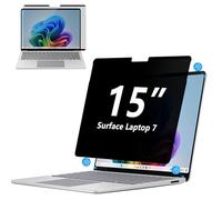 Adeway Pantalla magnética de privacidad para Surface Laptop de 7/8 de 15 pulgadas, filtro de privacidad extraíble, protección de visión lateral, fácil fijación magnética para negocios y viajes