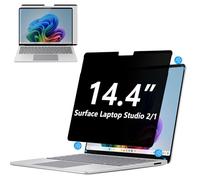Adeway Protector de pantalla de privacidad para Surface Laptop Studio 2/1 de 14.4 pulgadas, nano magnético, antiespía, extraíble, luz azul y bloqueo UV, antirreflejos