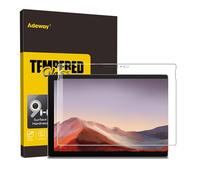 Adeway Protector de pantalla Microsoft Surface Pro 7/Pro 7 Plus, Vidrio Templado/Instalación Fácil/Sin Burbujas, Compatible con Surface Pro 7/Pro 7 Plus (12.3 pulgadas)
