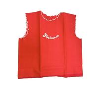 ADF Camisa de buena suerte para recién nacido, 100% algodón, fabricada en Italia, rojo, 74-78 cm