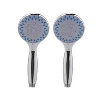 Adfaga 2 unidades de cabezal de ducha de mano de alta presión, pulverizador ajustable de ahorro de agua, equipo de ducha de baño sobrealimentado para el hogar, spa, galvanoplastia