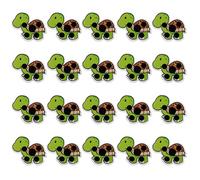 Adfaga 20 pegatinas de termómetro para fiebre de tortuga de dibujos animados para monitoreo de temperatura corporal en la frente, material ABS de lectura rápida y segura sin Hydrar