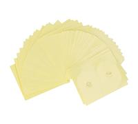 Adfaga 500 pegatinas de bloqueo de bordes de lentes, cinta adhesiva de doble cara para pulido de gafas, película PET antideslizante, transparente, 28 x 39 mm, suministros de proces