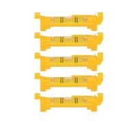 Adfaga 5PCS Nivel de línea de cuerda profesional Nivel de burbuja Nivel de burbuja Mini herramienta de nivel colgante de cuerda para construcción Albañilería Azulejos Plomería Mate