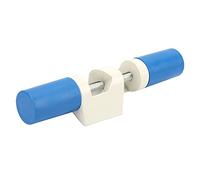 Adfaga Abrazadera cruzada de laboratorio Abrazadera de soporte de laboratorio de aleación de aluminio resistente para configuración de experimentos de química Blanco Azul 166 mm de